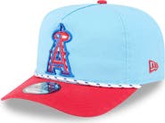 New Era Men's New Era Light Blue/Red Los Angeles Angels 2025 Fourth of July Golfer Snapback Hat
