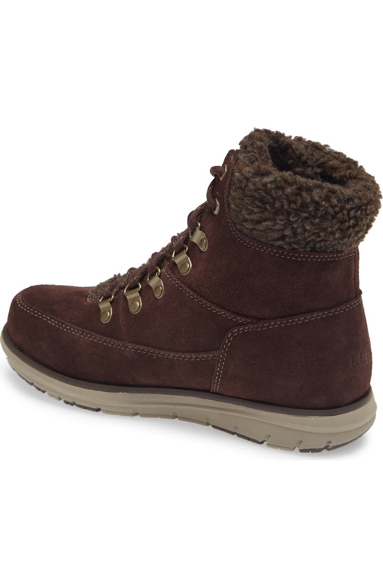 L.L.Bean Mountain Lodge Fleece Collar Insulated Boot, Alternate, color,
