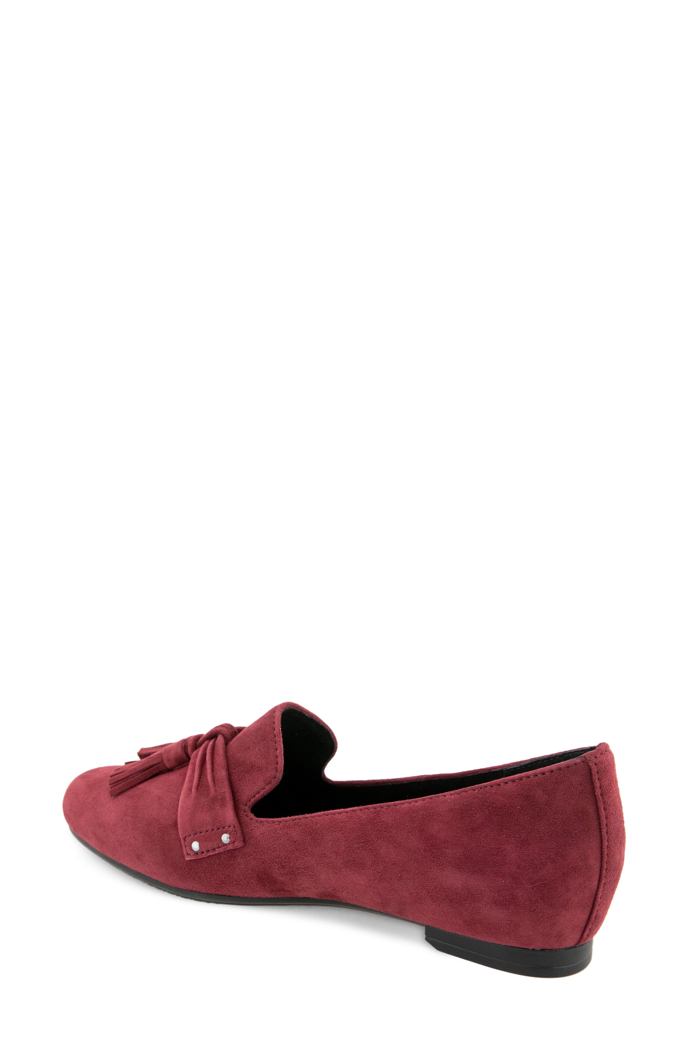 Ember Loafer, Alternate, color, WINE SUEDE