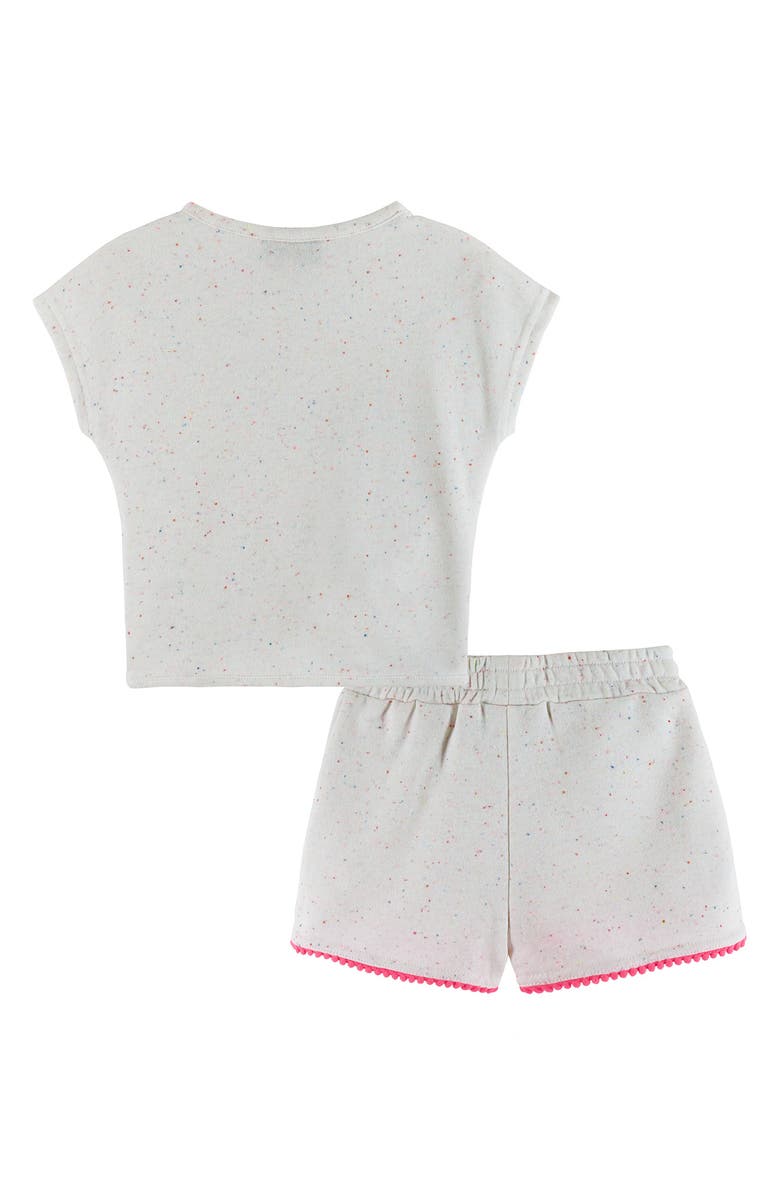 Andy & Evan Kids' Tie Front T-Shirt & Shorts Set, Alternate, color, 