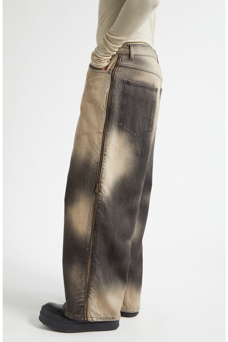 Side Zip Jeans, Alternate, color, DEEP STAIN