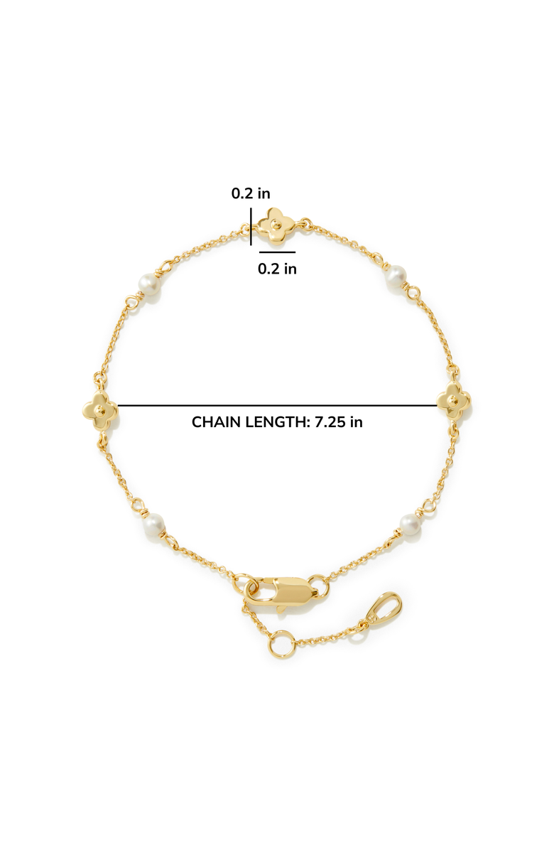 Ana Luisa Flower Bracelet - Hannah Bracelet, Alternate, color, Gold