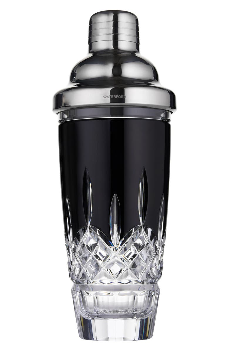 Waterford Lismore Crystal Cocktail Shaker, Main, color, Black