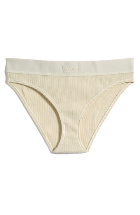 Stretch Cotton Rib Mid Rise Briefs (Regular & Plus)