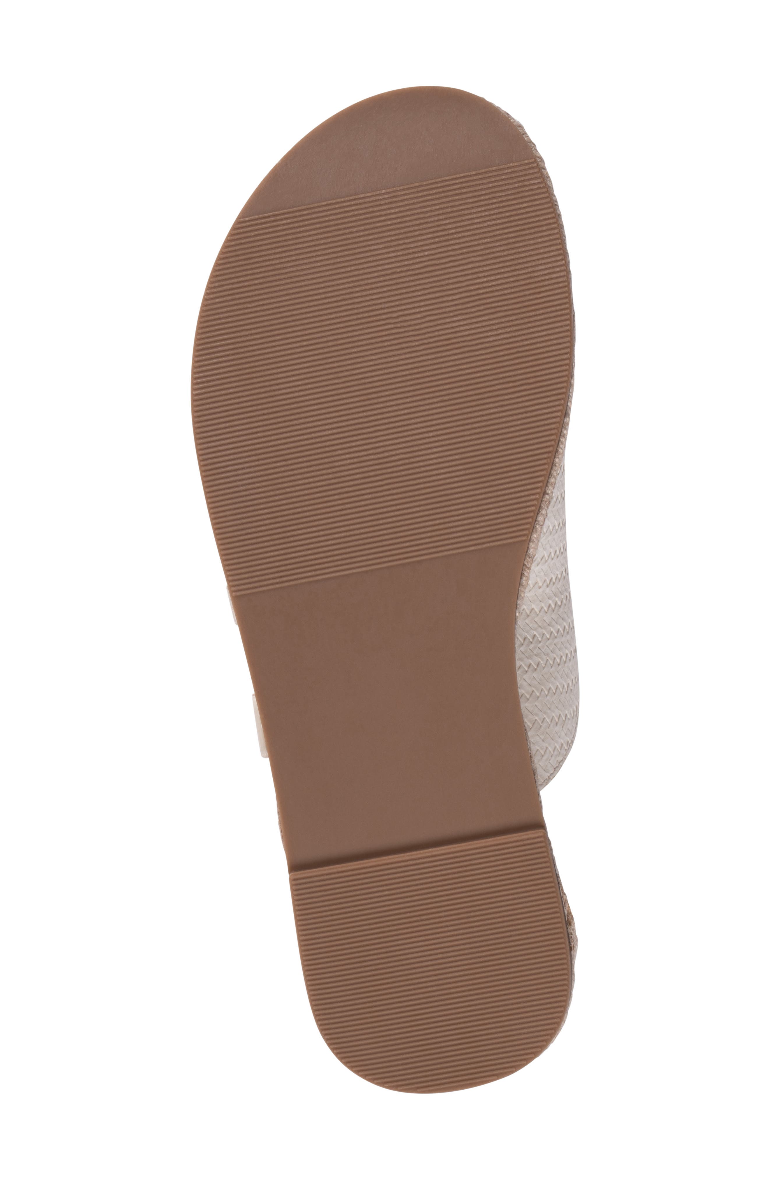 GOOD CHOICE NEW YORK Fabulist Buckle Espadrille Platform Wedge Sandal, Alternate, color, Ice