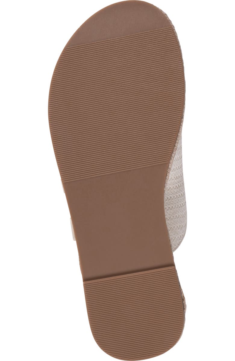 GOOD CHOICE NEW YORK Fabulist Buckle Espadrille Platform Wedge Sandal, Alternate, color, Ice
