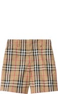 Burberry Check Cotton Oxford Shorts