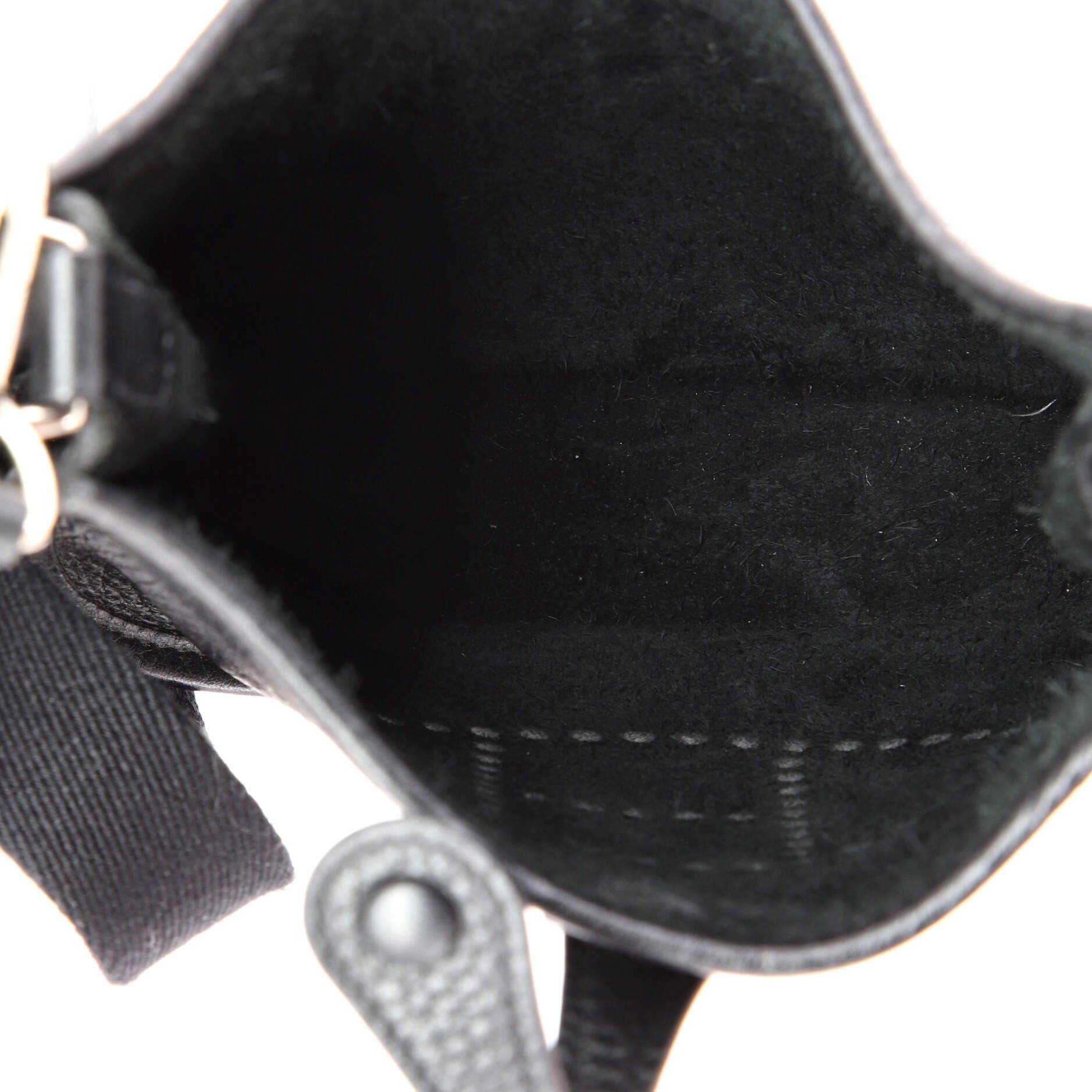 Pre-Owned Hermes Evelyne Bag Gen III Clemence TPM, Alternate, color, Noir