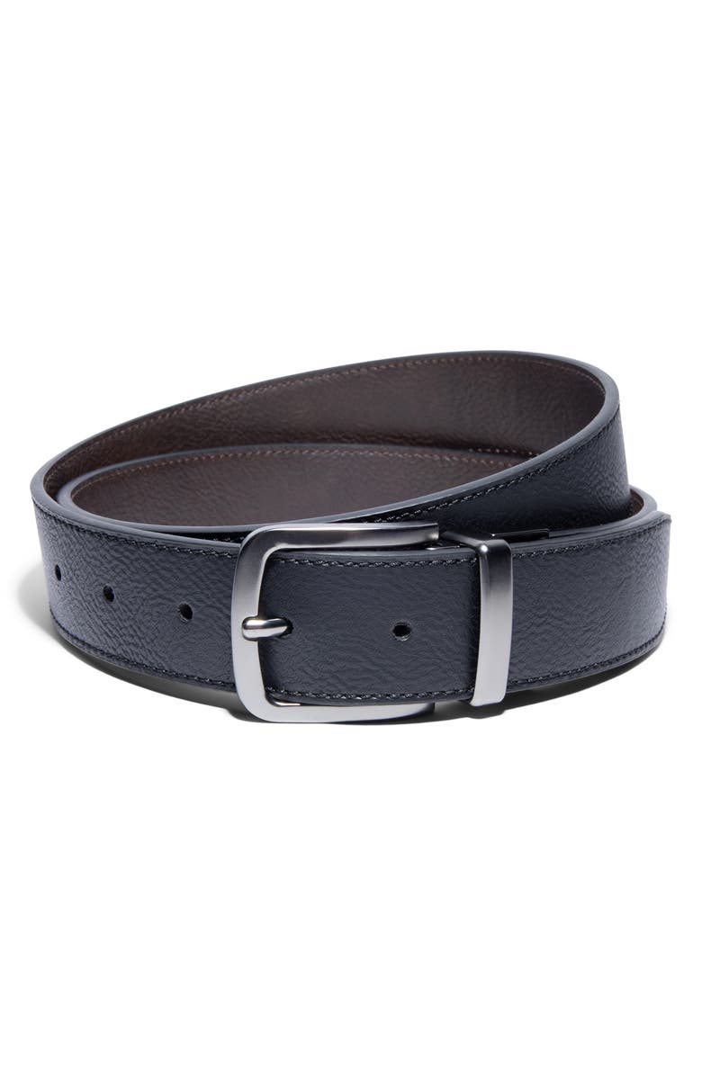 Nike Reversible Faux Leather Belt, Main, color, Black/ Brown
