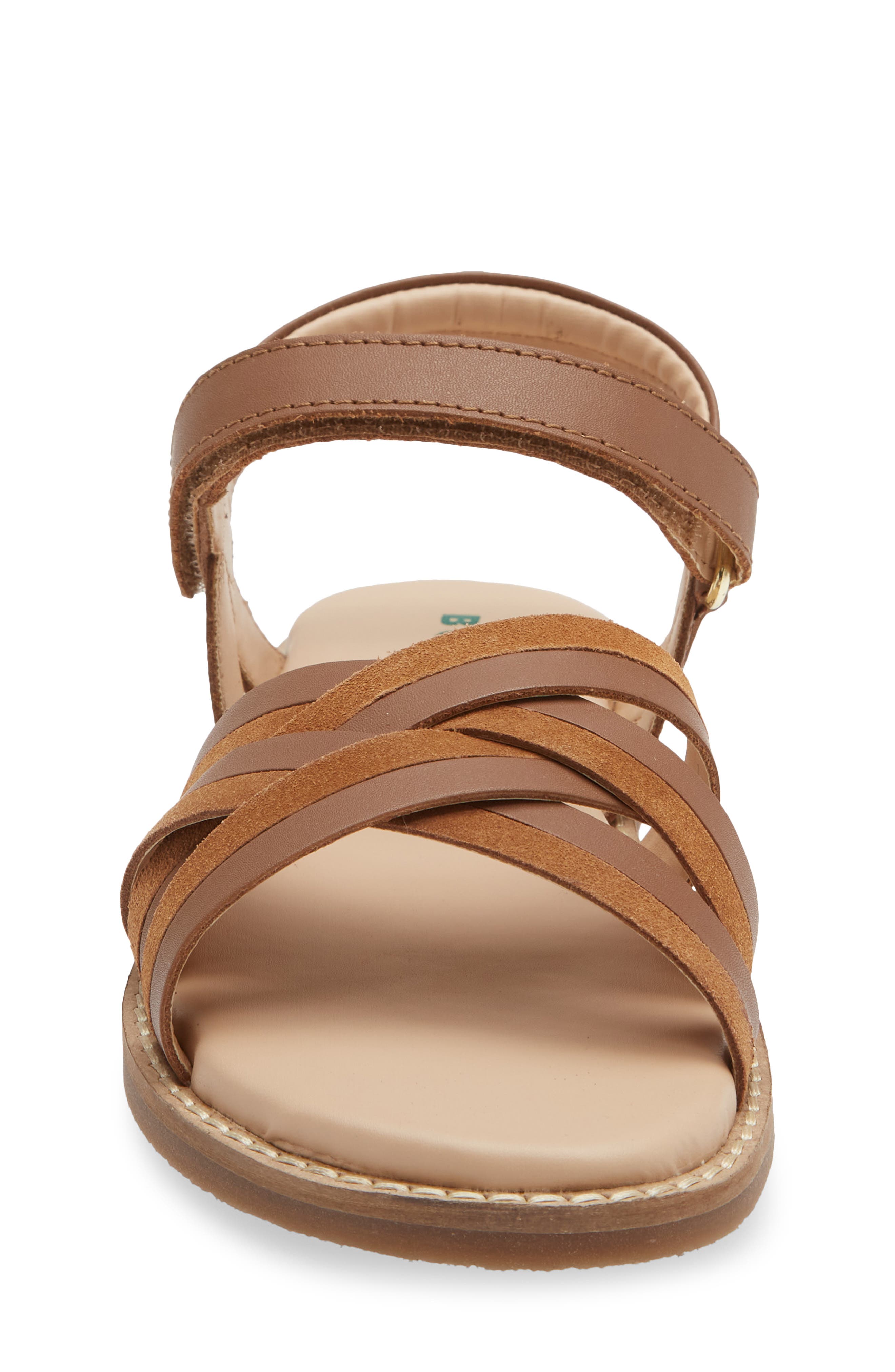 Boden Kids' Ankle Strap Sandal, Alternate, color, Tan