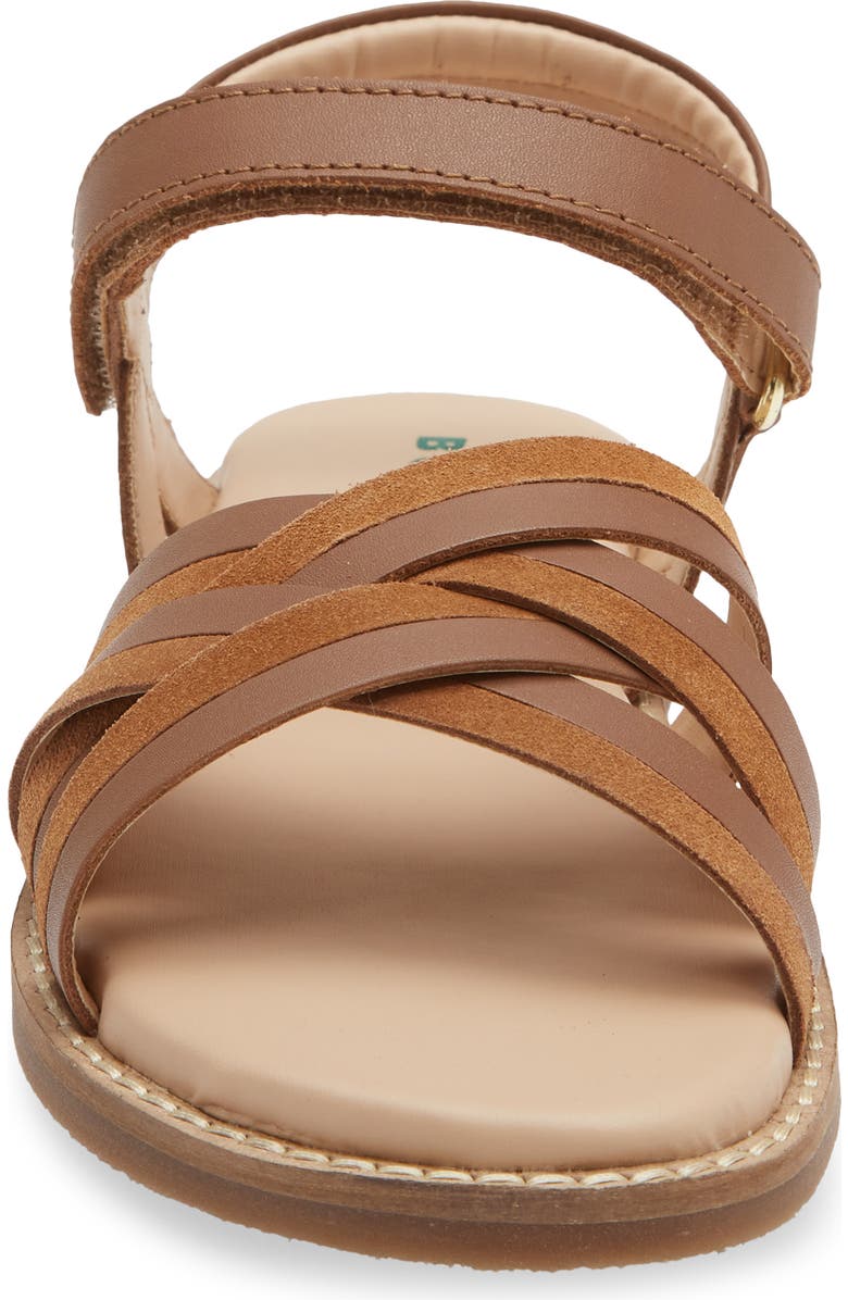Boden Kids' Ankle Strap Sandal, Alternate, color, Tan