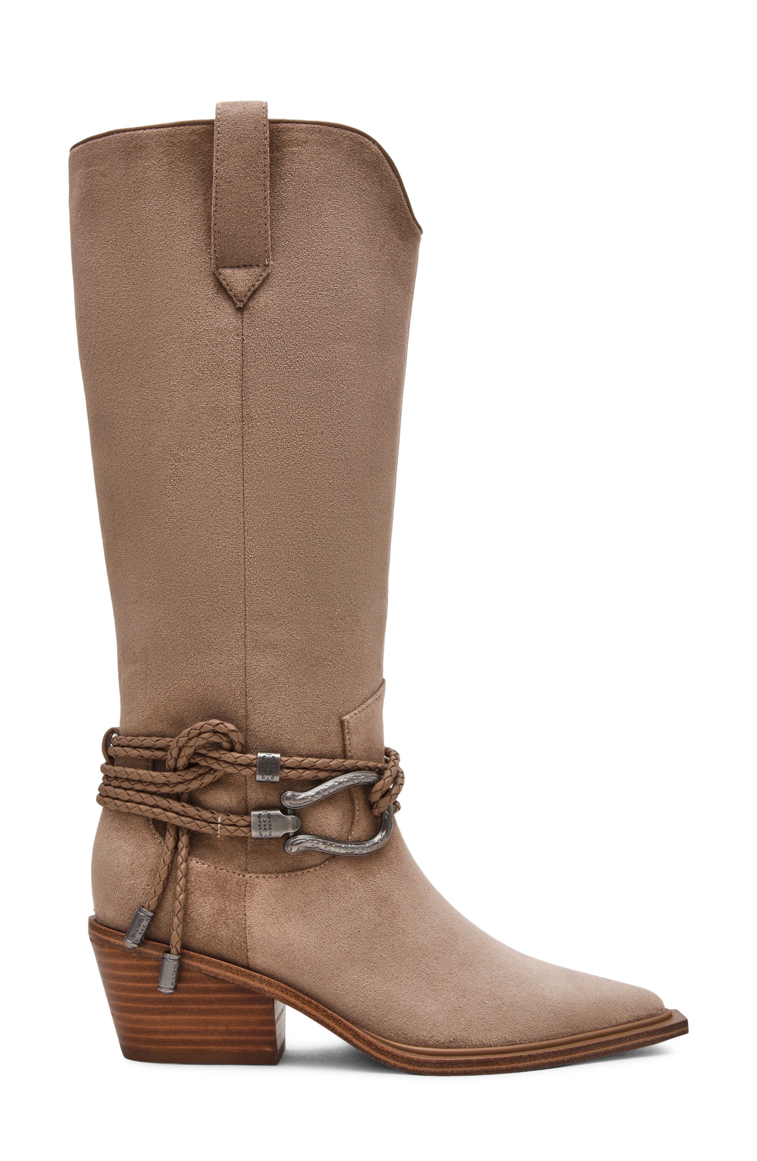 Gennie Knee High Boot, Alternate, color, STONE