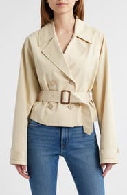 FRAME The Uniform Short Trench Coat