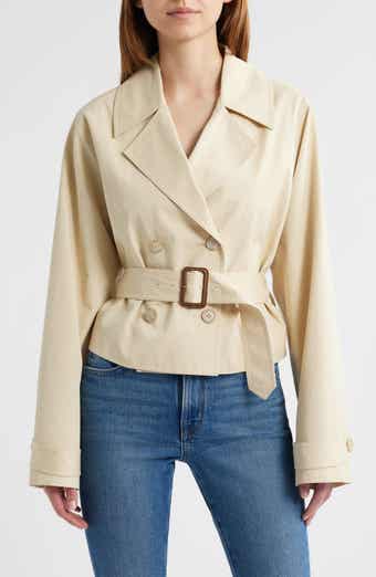 FRAME The Uniform Short Trench Coat