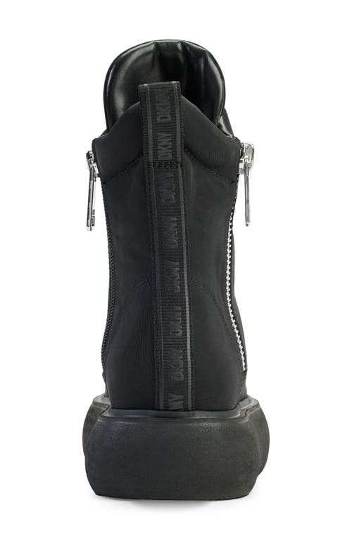 Dkny Aken Sneaker Boot In Black