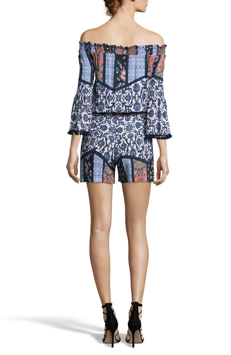 ECI Off the Shoulder Romper, Alternate, color, 