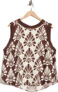 T Tahari Eyelet Trim Shell