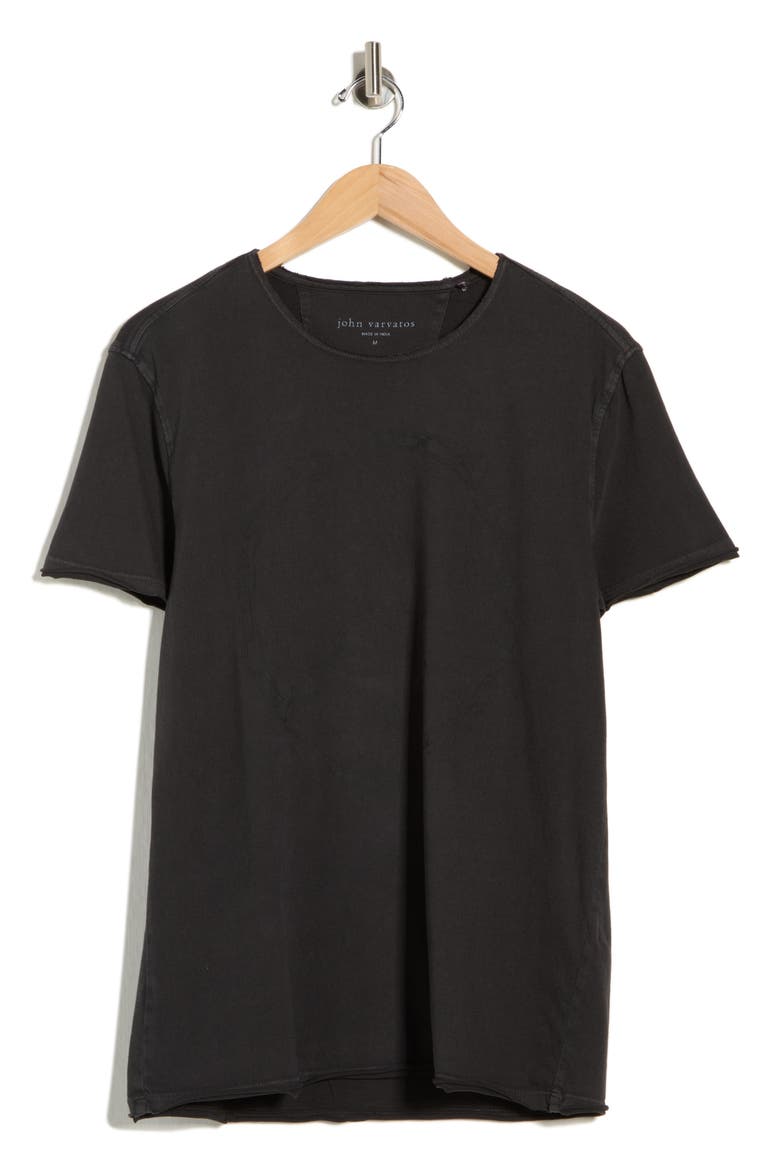 Chain Peace Cotton T-Shirt, Alternate, color, CHARCOAL