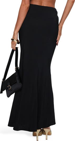 Keila Lace Trim Cutout Maxi Dress