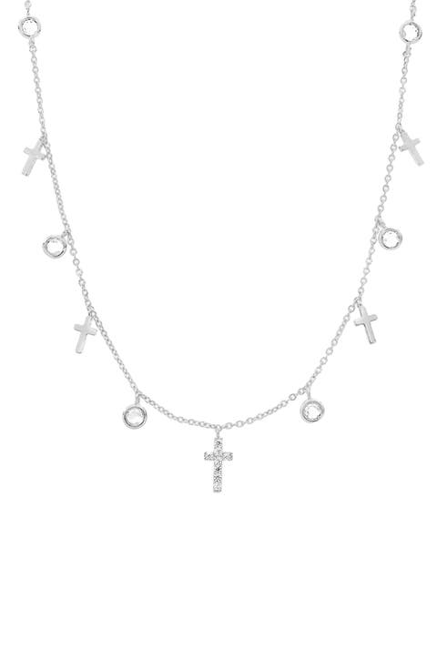 14k Gold Plated Anela Cross Necklace Holiday Gift Idea