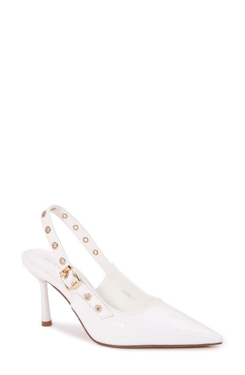 <p>Candes Grommet Slingback Pump (Women)</p>