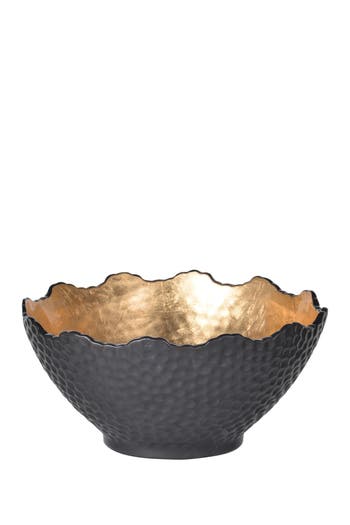R16 Home Metro Gilded Bowl In Multi