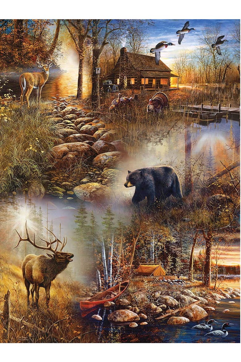 Forest Collage 1000 piece Jigsaw Puzzle for Adults, Alternate, color, Multicolor