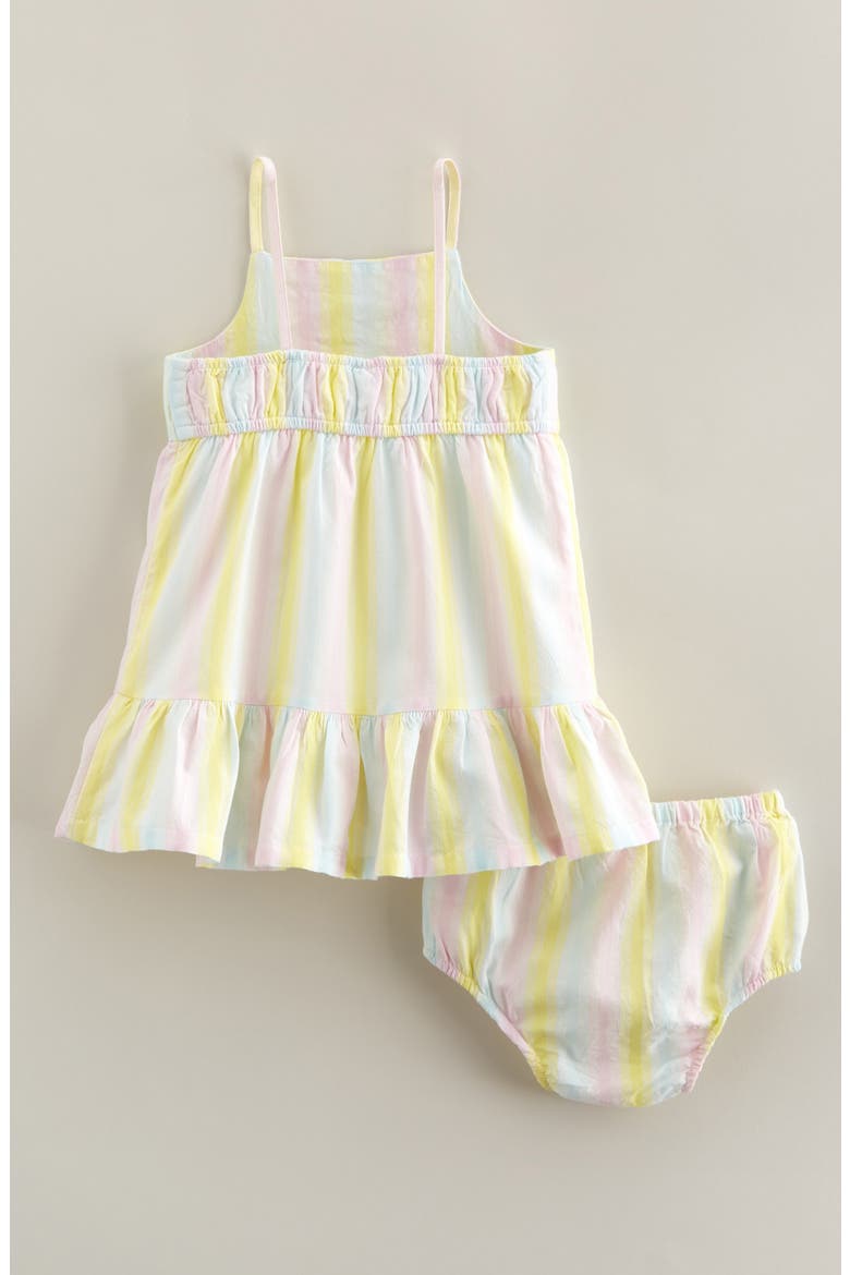 Sundress & Bloomers, Alternate, color, YELLOW LIGHT SHERBET STRIPE
