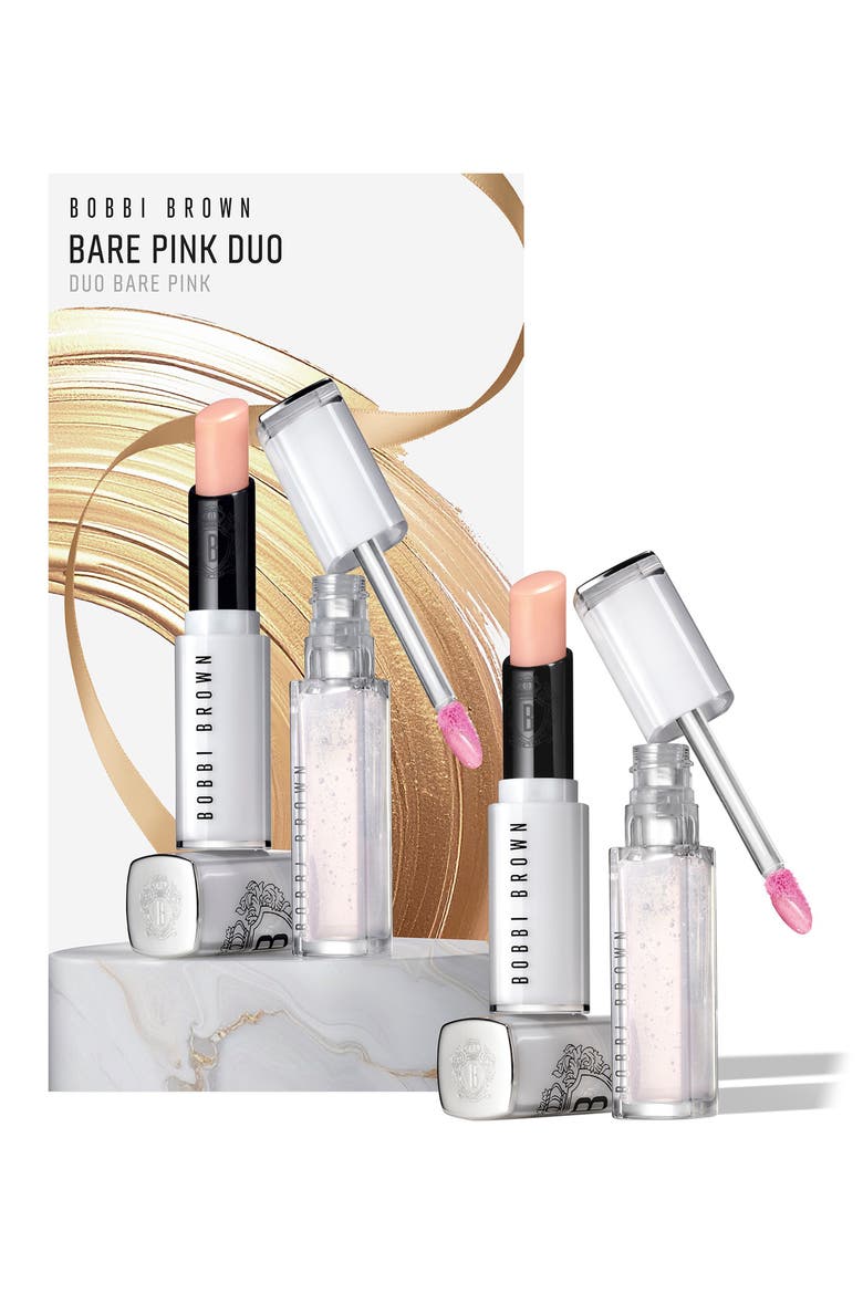 Tinted Lip Oil & Lip Balm in Bare Pink Duo Gift Set $78 Value, Main, color, NO COLOR