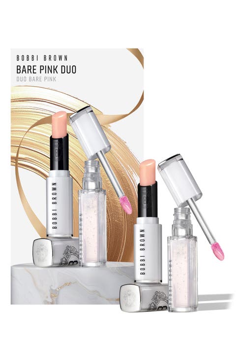 Tinted Lip Oil & Lip Balm in Bare Pink Duo Gift Set $78 Value