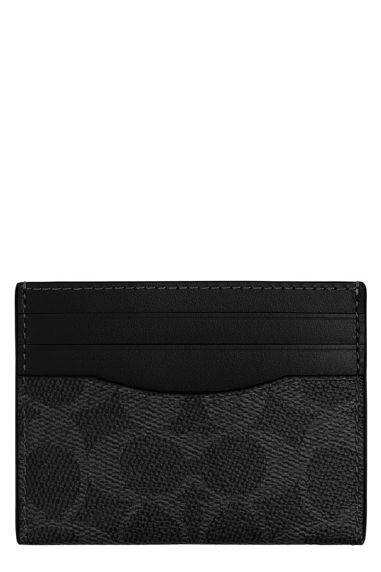 Signature Card Case, Main, color, BLACK SIGNATURE