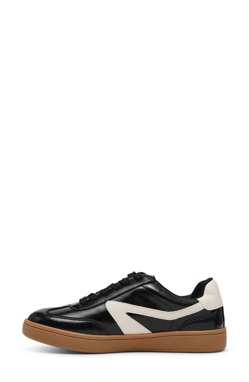Dolce Vita Dv By  Voyage Sneaker In Black Shiny