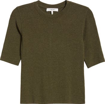 Tシャツ・カットソー SUARE Women's Mini Boucle Round Knit 6 COLOR SWBDSHHKN010 ZESICA Women's Short Sleeve Sweater Tops 2025 Summer