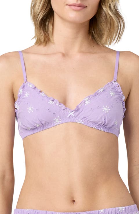 Eyelet Cotton Bralette