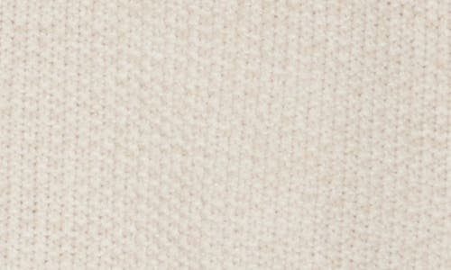 Calvin Klein Short Sleeve Button Front Sweater In Beach Pebble/cream