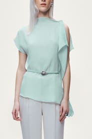 Nocturne Sleeveless Woven Blouse