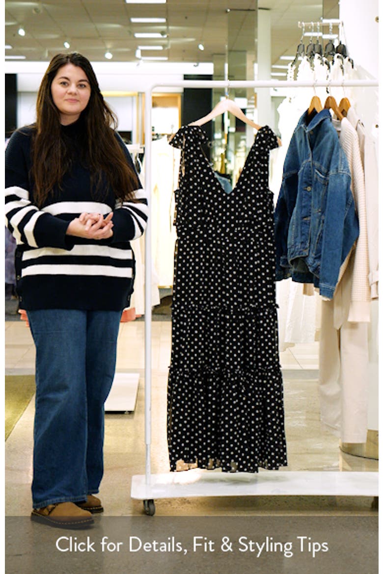Ada Polka Dot Sleeveless Maxi Dress video