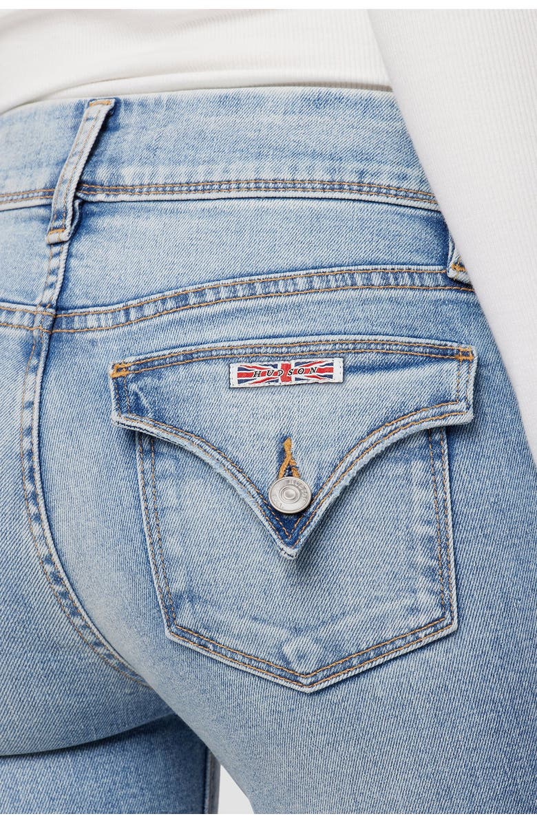 Hudson Jeans Beth Mid Rise Bootcut, Alternate, color, Motion