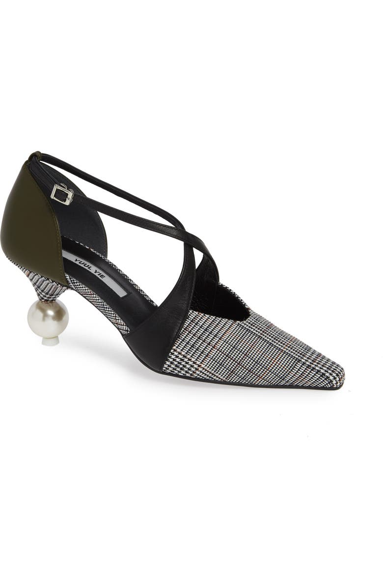 YUUL YIE Faux Fur Statement Heel Pump, Main, color,