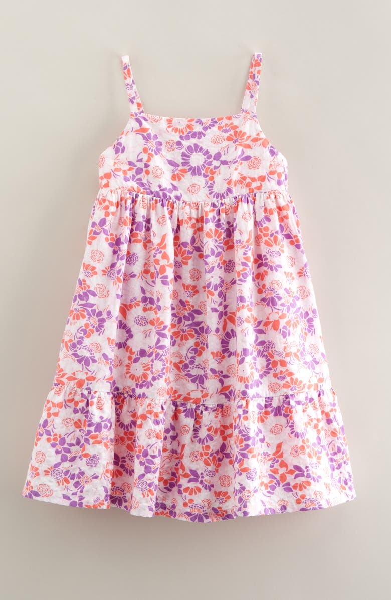 Tucker + Tate Kids' Print Tiered Sundress, Main, color, Pink Shade Bella Floral