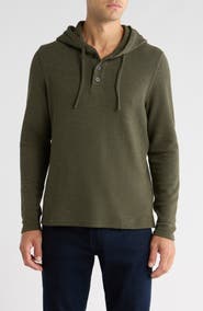 Robert Barakett Kylian Waffle Knit Hoodie
