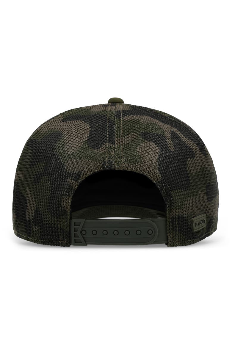 Odysea Mac Retro Hydro Unstructured Micromesh Snapback Hat, Alternate, color, OLIVE CAMO