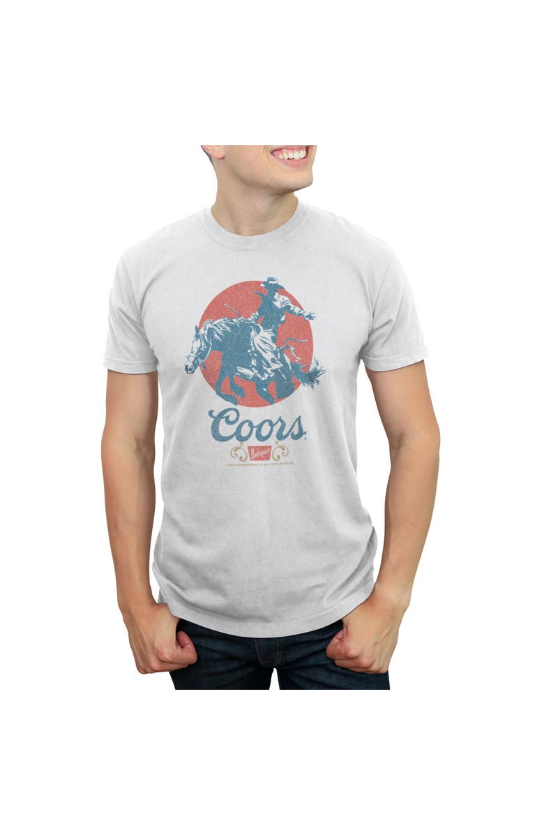 Coors Brewing Company Men's Coors Brewing Company Rodeo Classic Logo  Graphic T-Shirt, Main, color, White