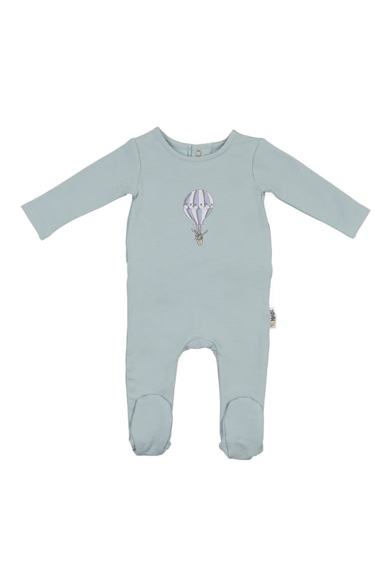 Hot Air Balloon Footie, Main, color, BABY BLUE