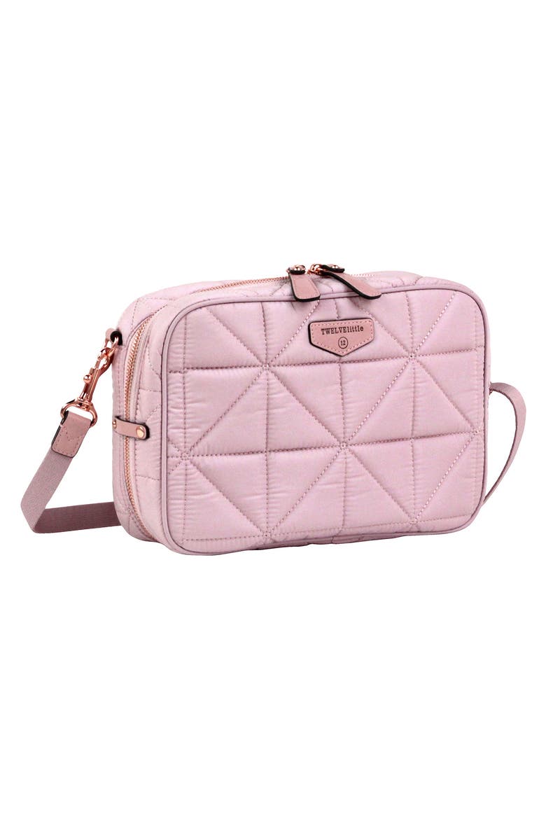 Water Resistant Nylon Diaper Clutch, Alternate, color, BLUSH PINK