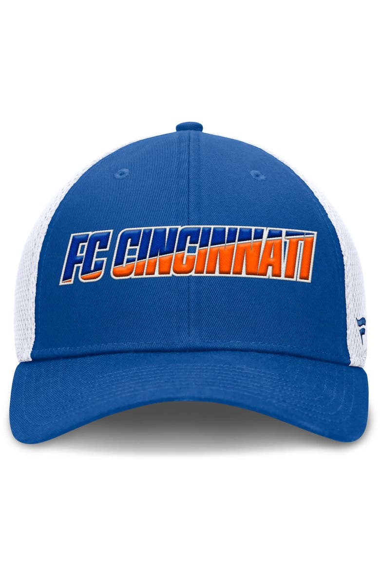 FANATICS Men's Fanatics Blue FC Cincinnati Rocket Flex Hat, Alternate, color, Blue