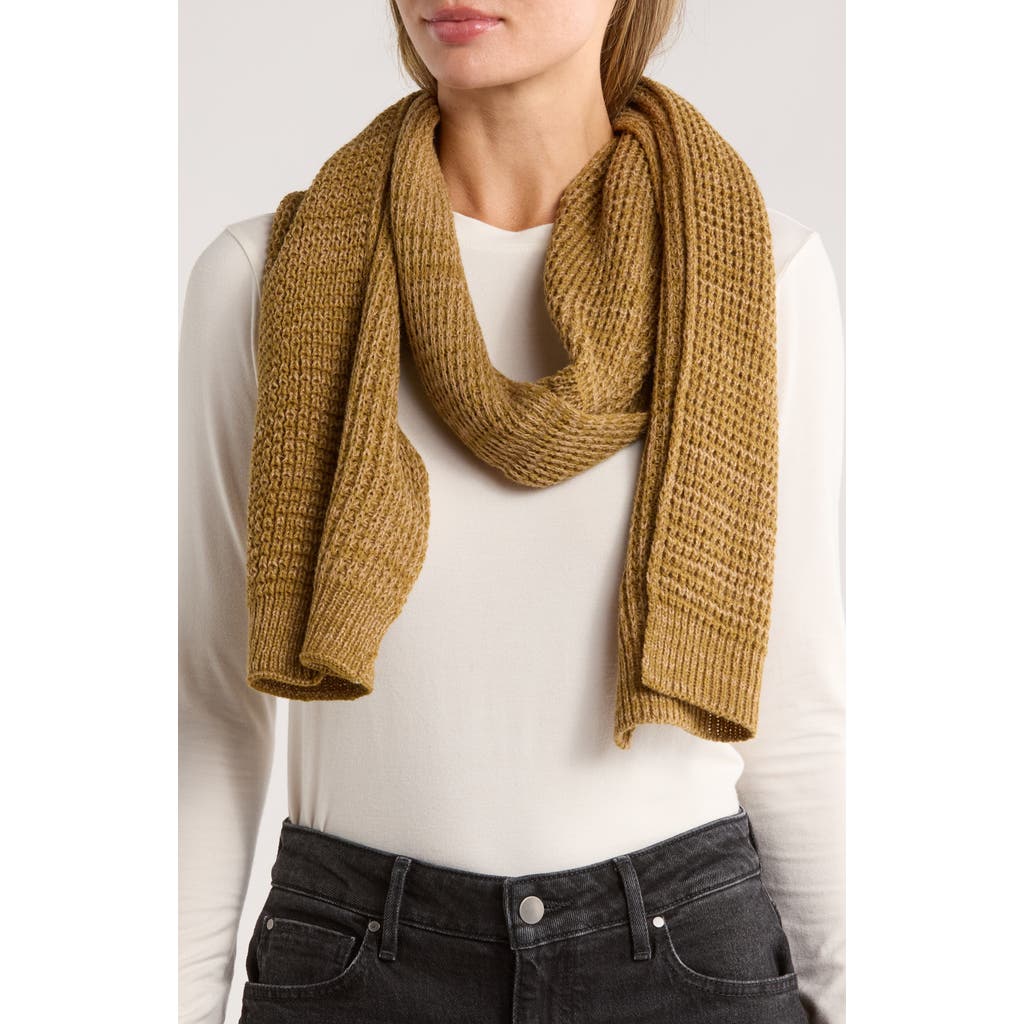 Allsaints Marled Scarf In Brown