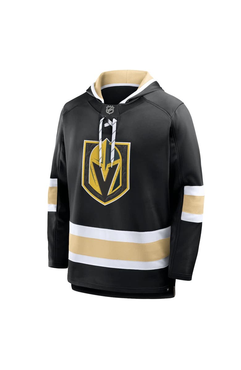FANATICS Men's Fanatics Black Vegas Golden Knights Prime Time Fleece Hoodie, Alternate, color, Black