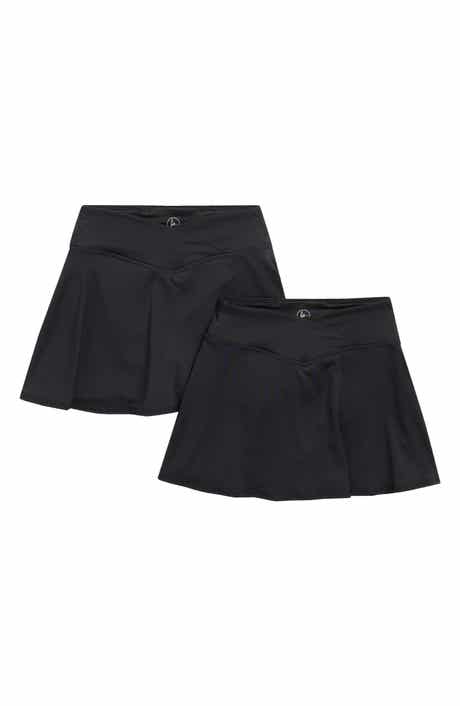 90 DEGREE BY REFLEX Kids' 2-Pack Summer Crossover Skorts