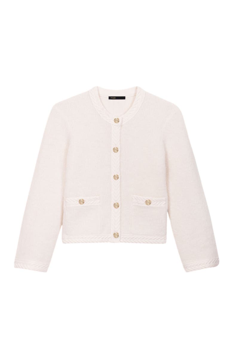 maje Knit cardigan, Alternate, color, 
